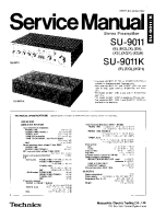 Technics - SU-9011 - Service manual 